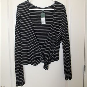 Long Sleeve Wild Fable Wrap Shirt